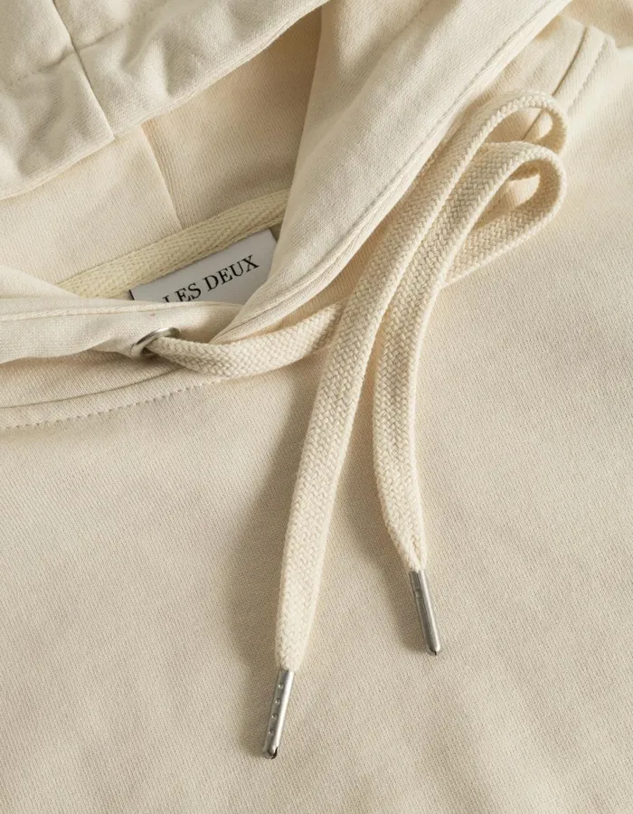 HoodiesSweatshirts Men Les Deux Crew Hoodie 8211 IvoryLight Ivory