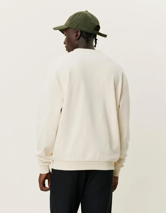 HoodiesSweatshirts Men Les Deux Crew Sweatshirt 8211 IvoryLight Ivory