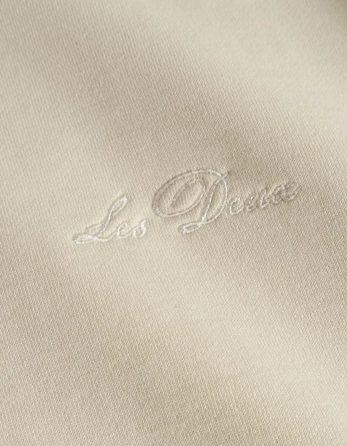 HoodiesSweatshirts Men Les Deux Crew Sweatshirt 8211 IvoryLight Ivory