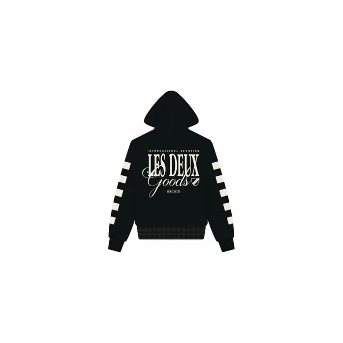 HoodiesSweatshirts Men Les Deux Goods Hoodie 8211 BlackIvory
