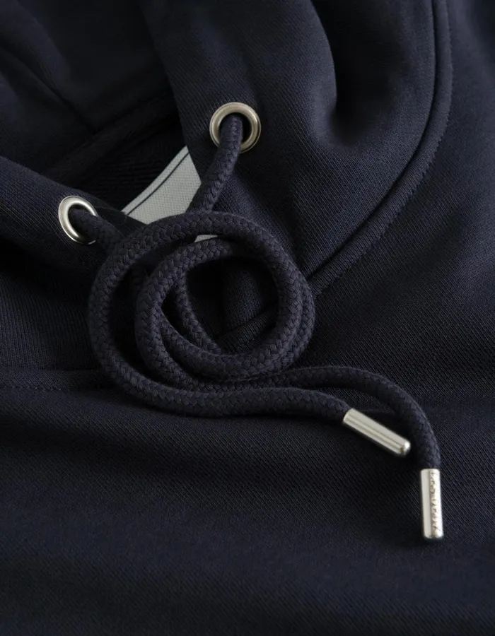 HoodiesSweatshirts Men Les Deux Lens Hoodie 8211 Dark NavyWhite