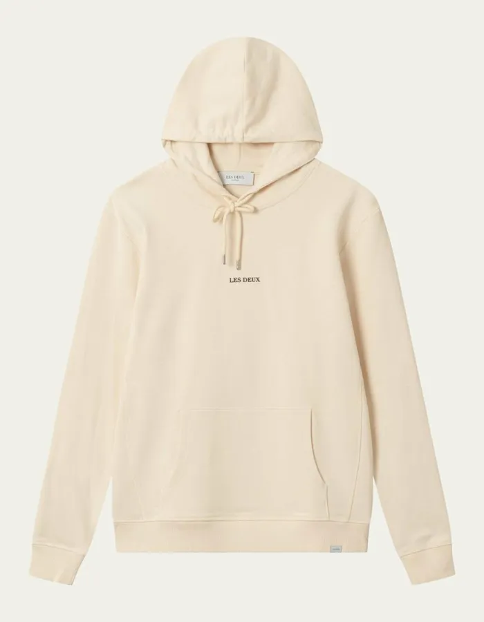 HoodiesSweatshirts Men Les Deux Lens Hoodie 8211 IvoryBlack