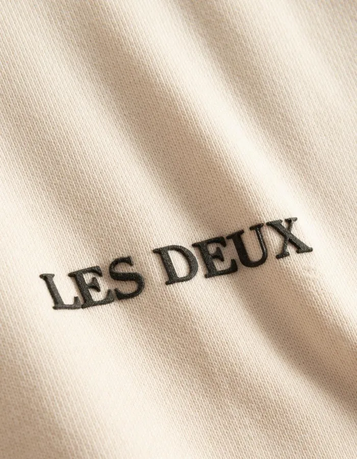 HoodiesSweatshirts Men Les Deux Lens Hoodie 8211 IvoryBlack