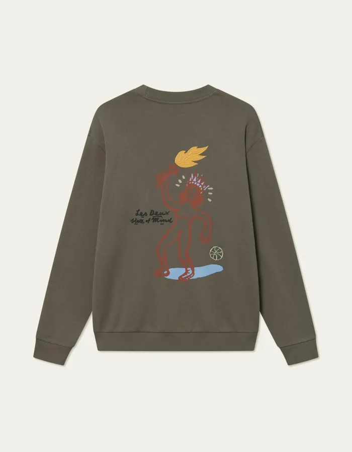HoodiesSweatshirts Men Les Deux Luca Sweatshirt 8211 Bungee Cord