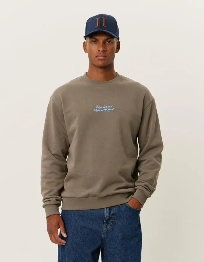 HoodiesSweatshirts Men Les Deux Luca Sweatshirt 8211 Bungee Cord