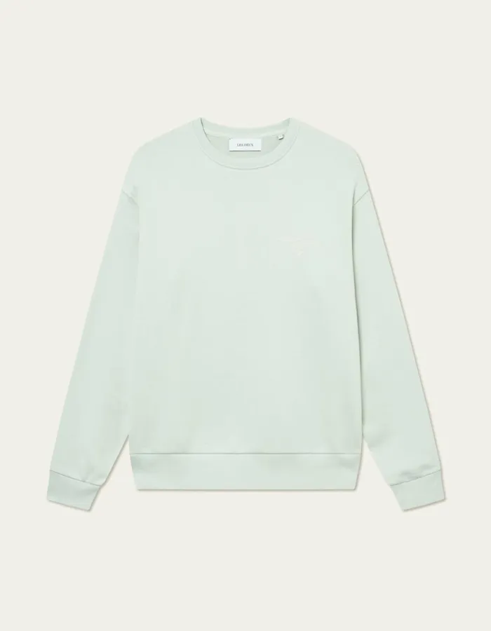 HoodiesSweatshirts Men Les Deux Mediterranean Sweatshirt 8211 Smoke Green