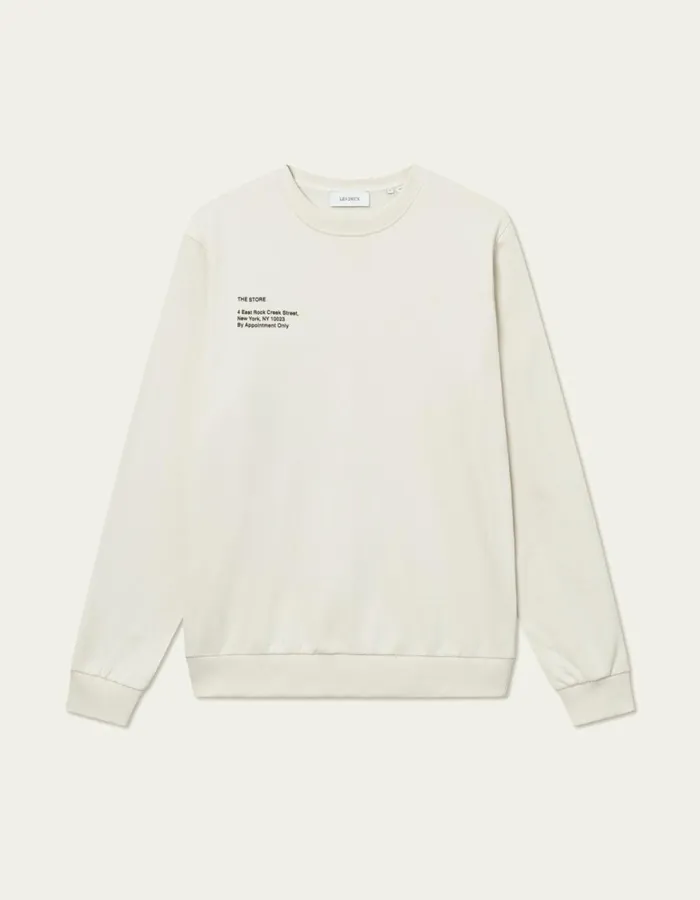 HoodiesSweatshirts Men Les Deux Neighborhood Sweatshirt 8211 IvoryBlack