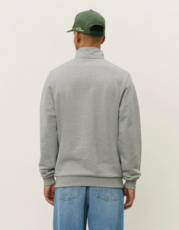 HoodiesSweatshirts Men Les Deux Scandinavian HalfZip Sweatshirt 8211 Light Grey MelangeChive Green HoodiesSweatshirts Men Les Deux Scandinavian HalfZip Sweatshirt 8211 Light Grey MelangeChive Green