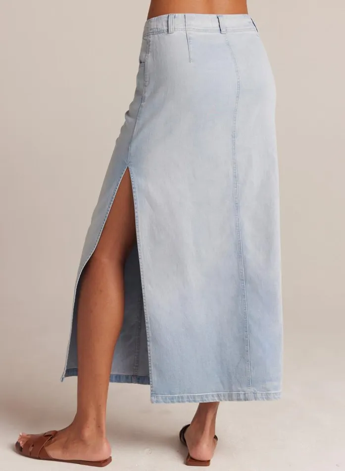 Indigo Side Slit Skirt 8211 Ocean Mist Wash Women Bella Dahl Skirts Indigo Side Slit Skirt 8211 Ocean Mist Wash Women Bella Dahl Skirts