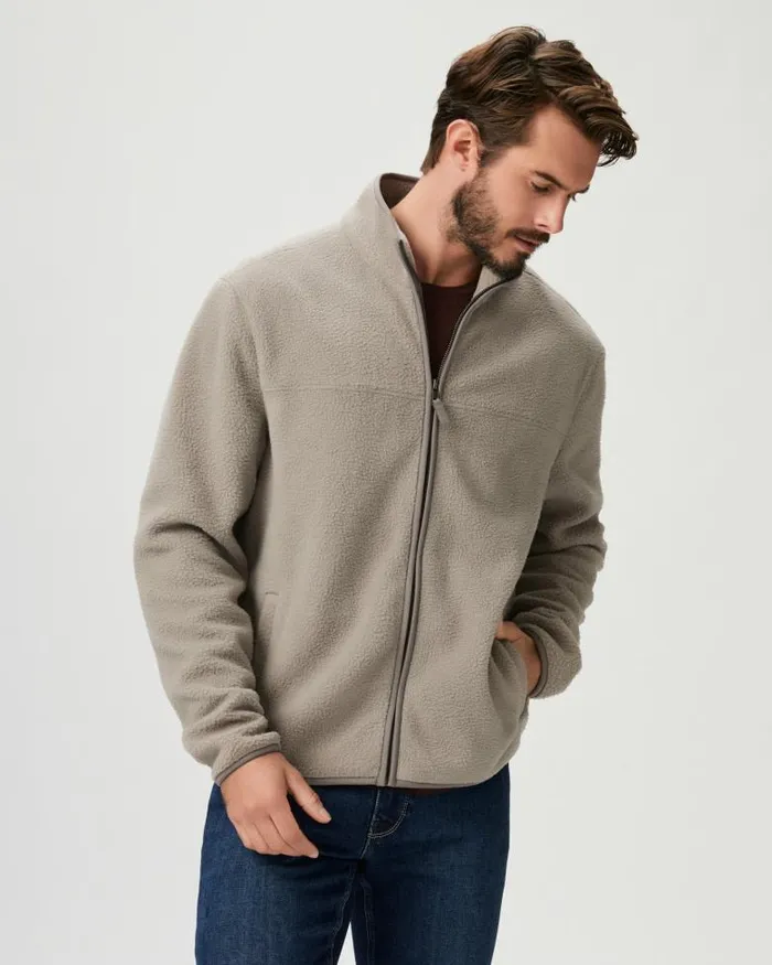 Jackets and Coats Men PAIGE Armando Zip Up 8211 Silver Pearl Jackets and Coats Men PAIGE Armando Zip Up 8211 Silver Pearl