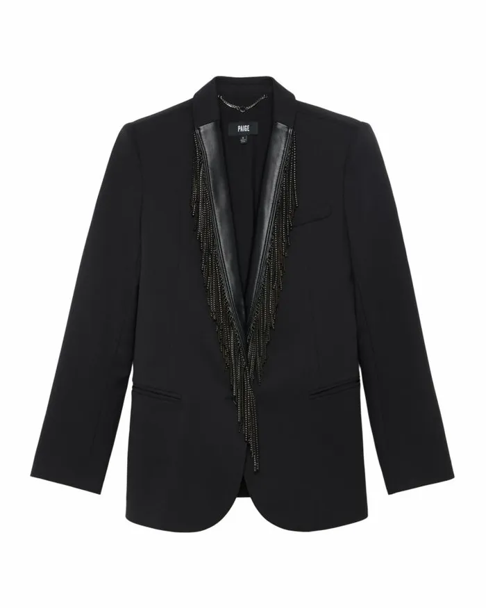 Jackets and Coats Women PAIGE 20th Anniversary Capsule Fleetwood Blazer 8211 Black