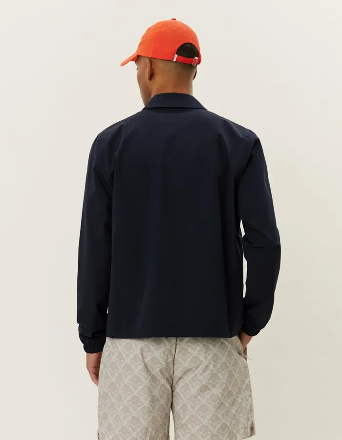 JacketsCoats Men Les Deux Idris Coach Jacket 8211 Dark Navy