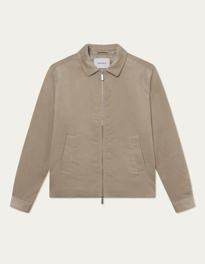 JacketsCoats Men Les Deux Marchall Corduroy Coach Jacket 8211 Light Desert Sand JacketsCoats Men Les Deux Marchall Corduroy Coach Jacket 8211 Light Desert Sand