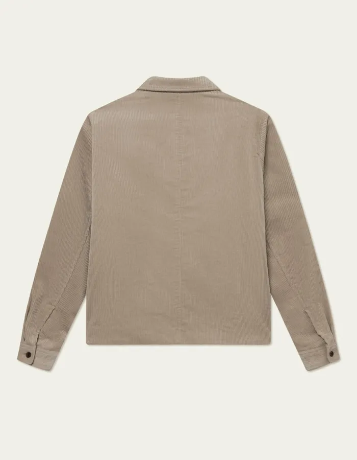 JacketsCoats Men Les Deux Marchall Corduroy Coach Jacket 8211 Light Desert Sand