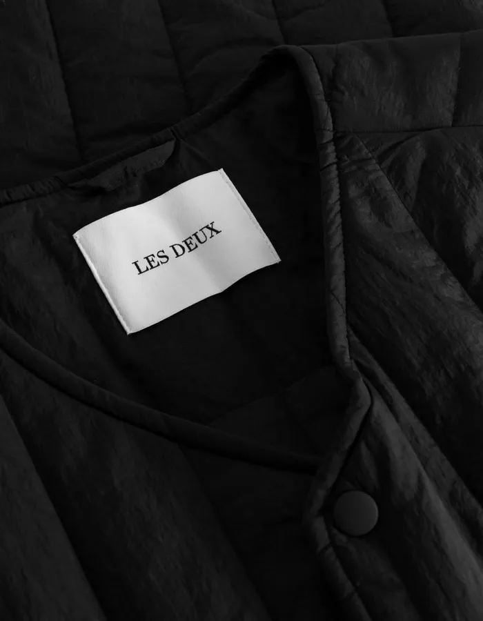 JacketsCoats Men Les Deux Martin Vest 8211 BlackBlack