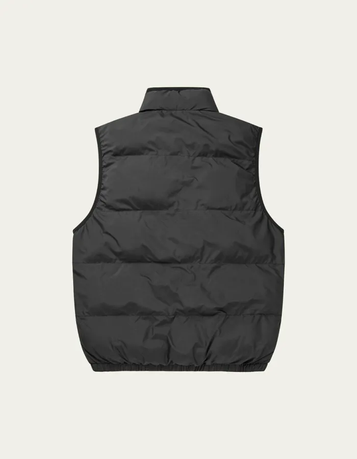 JacketsCoats Men Les Deux Newport Padded Vest 8211 BlackBlack