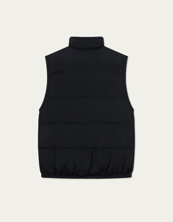 JacketsCoats Men Les Deux Newport Padded Vest 8211 Dark Navy
