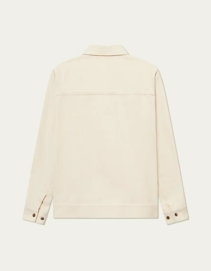 JacketsCoats Men Les Deux Robert Canvas Jacket 8211 Ivory