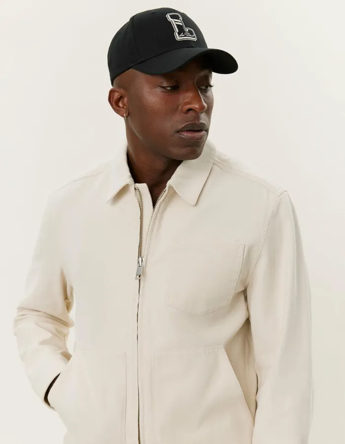 JacketsCoats Men Les Deux Robert Canvas Jacket 8211 Ivory