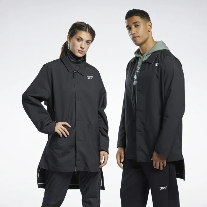 Jackets MensWomens Reebok Outerwear Coat Black