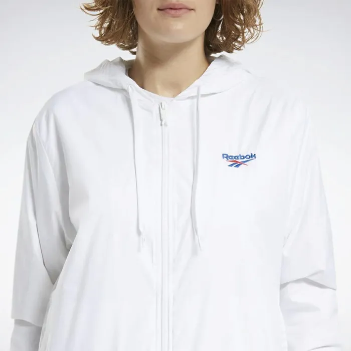 Jackets Womens Reebok Classics Vector Windbreaker White