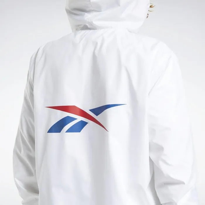 Jackets Womens Reebok Classics Vector Windbreaker White