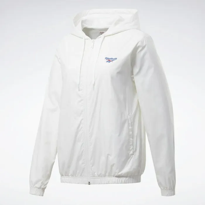 Jackets Womens Reebok Classics Vector Windbreaker White