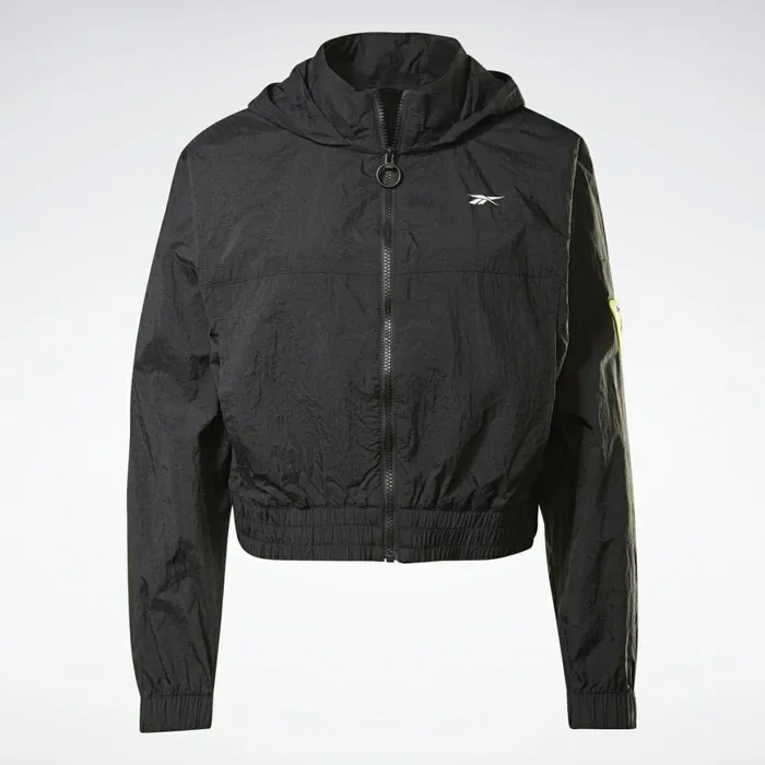 Jackets Womens Reebok MYT Woven Jacket Black