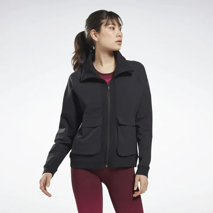 Jackets Womens Reebok United By Fitness Jacket Black
