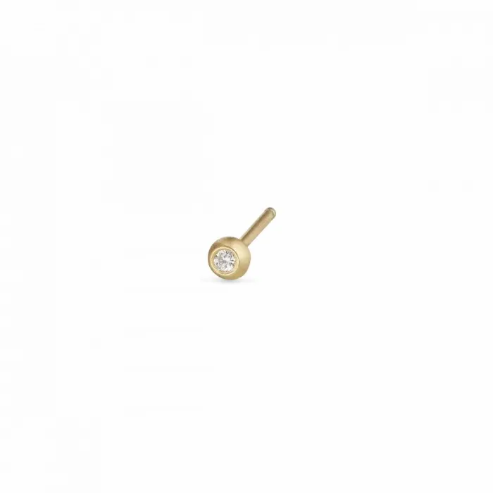 Jane Knig 14 Karat Women Kuglerestik I 14 Karat Guld Med 002 Ct Brill