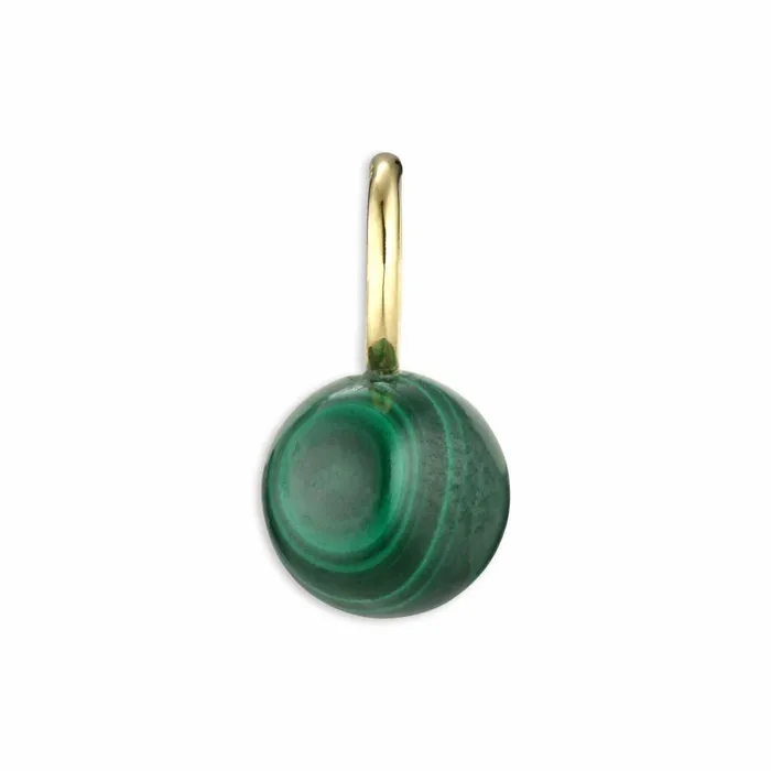 Jane Knig Gold Pendants Women Bermuda Malachite Pendant