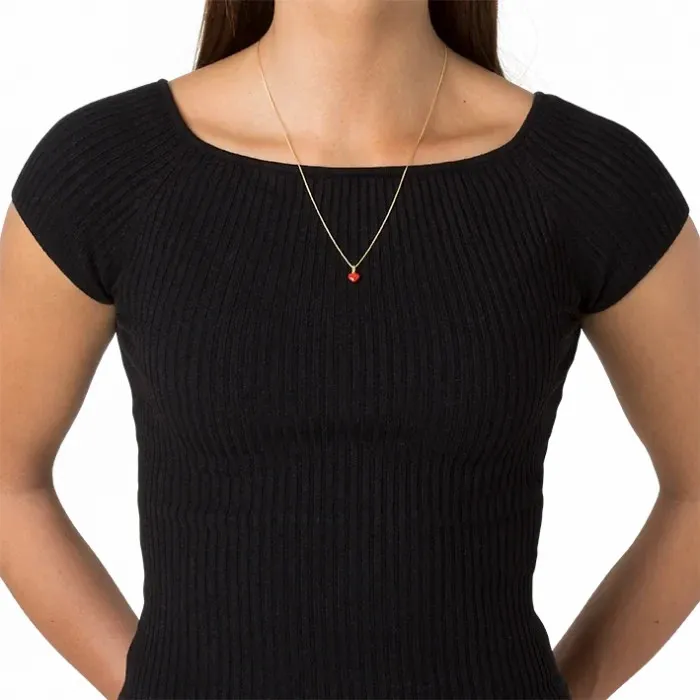 Jane Knig Gold Pendants Women Coral Heart