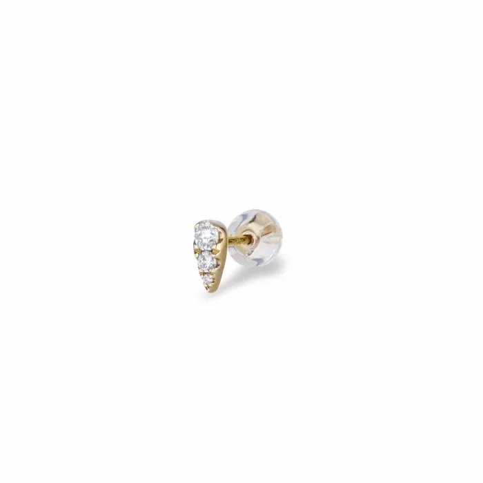 Jane Knig Gold Pendants Women Drbe restik I 14 Karat Guld Med 3 X Brill