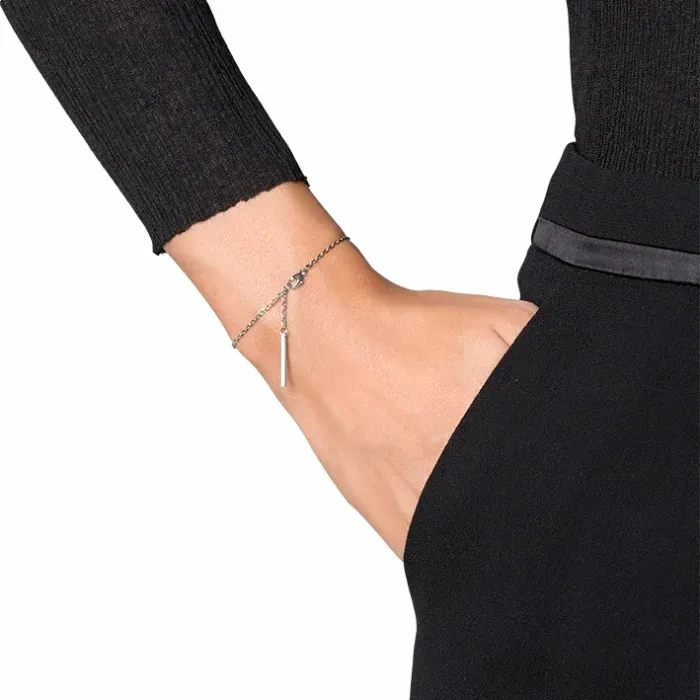 Jane Knig Silver Bracelets Women Anchor Chain Bracelet