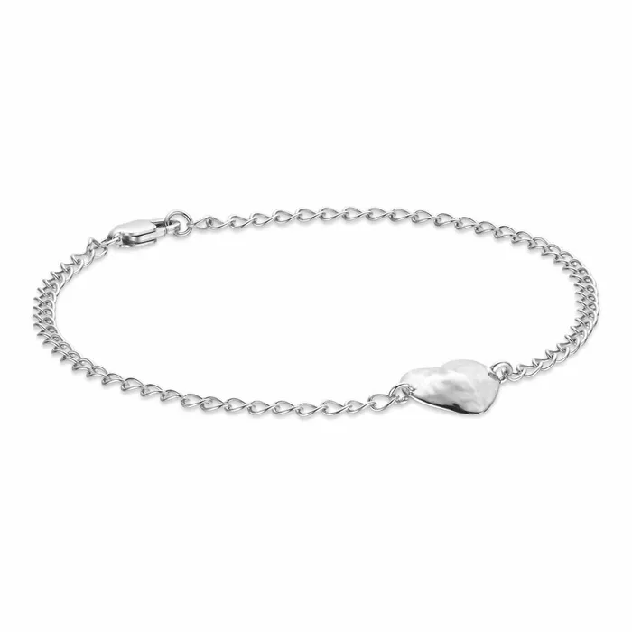 Jane Knig Silver Bracelets Women Bruised Heart Bracelet