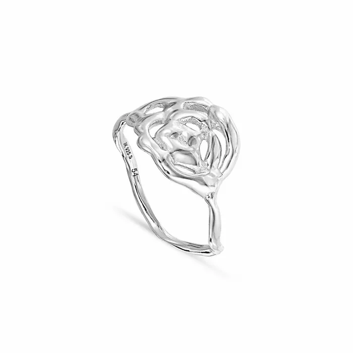 Jane Knig Silver Rings Women Rose Ring