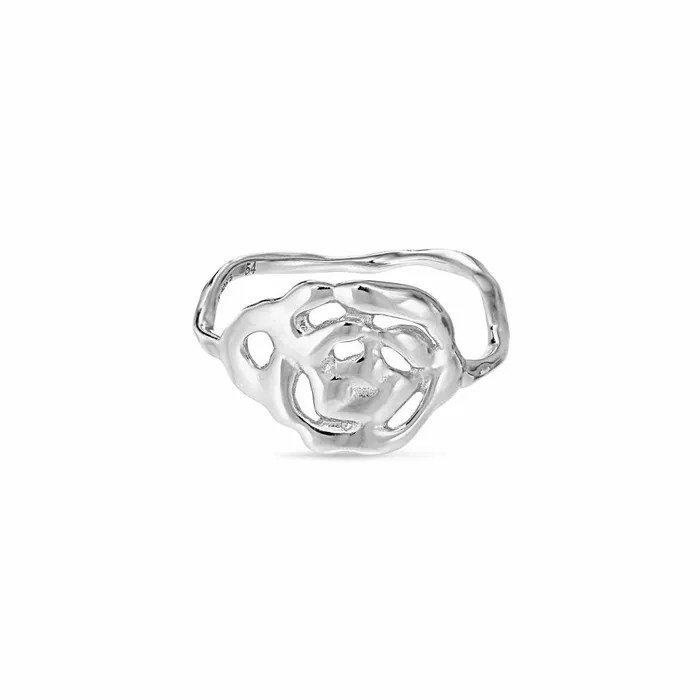 Jane Knig Silver Rings Women Rose Ring