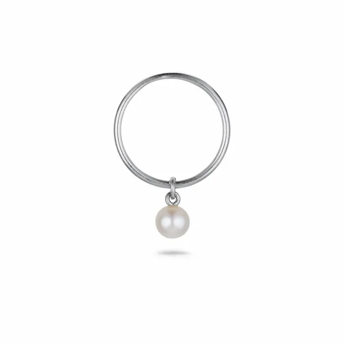 Jane Knig Silver Rings Women Row Pearl Ring Jane Knig Silver Rings Women Row Pearl Ring