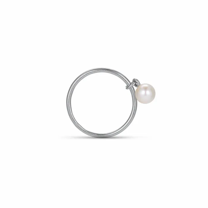 Jane Knig Silver Rings Women Row Pearl Ring Jane Knig Silver Rings Women Row Pearl Ring
