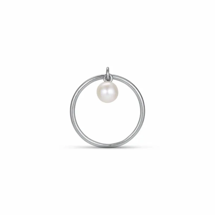 Jane Knig Silver Rings Women Row Pearl Ring Jane Knig Silver Rings Women Row Pearl Ring