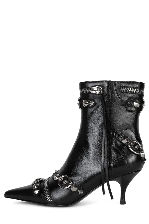 Jeffrey Campbell ALTROCK White Silver Women Ankle To Mid