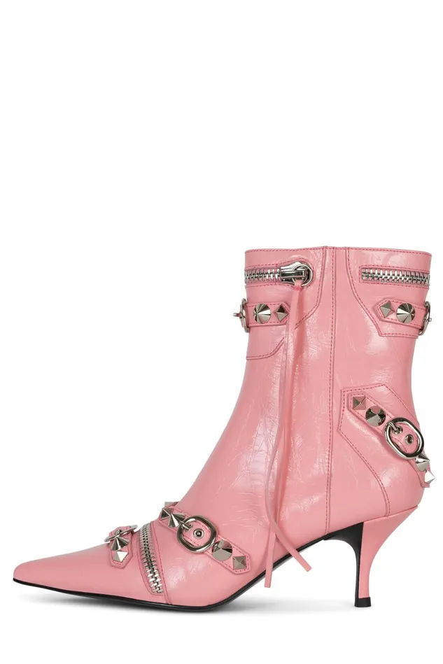 Jeffrey Campbell ALTROCK White Silver Women Ankle To Mid