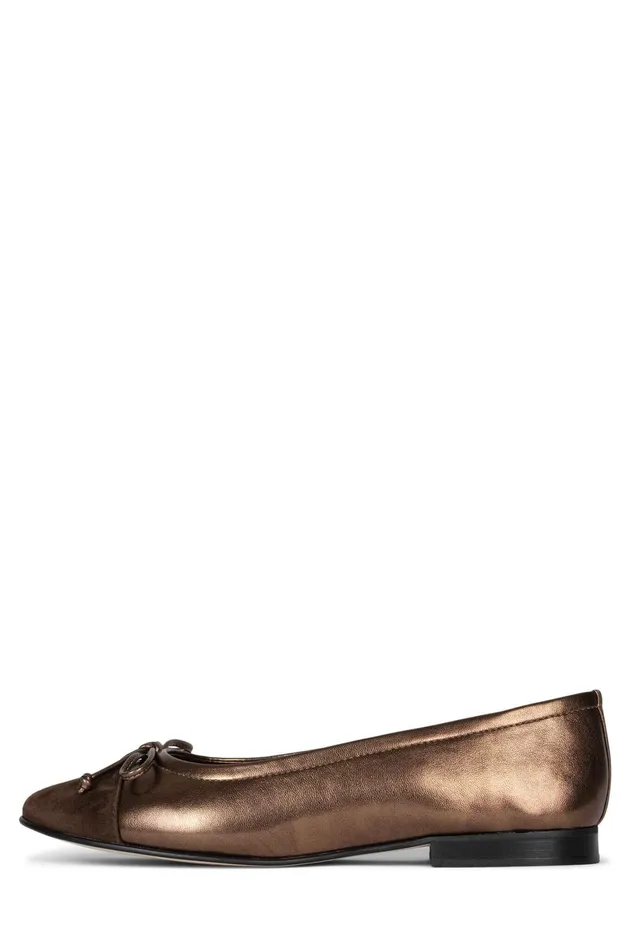 Jeffrey Campbell ARABESQUE Red Suede Combo Women Ballet Flats