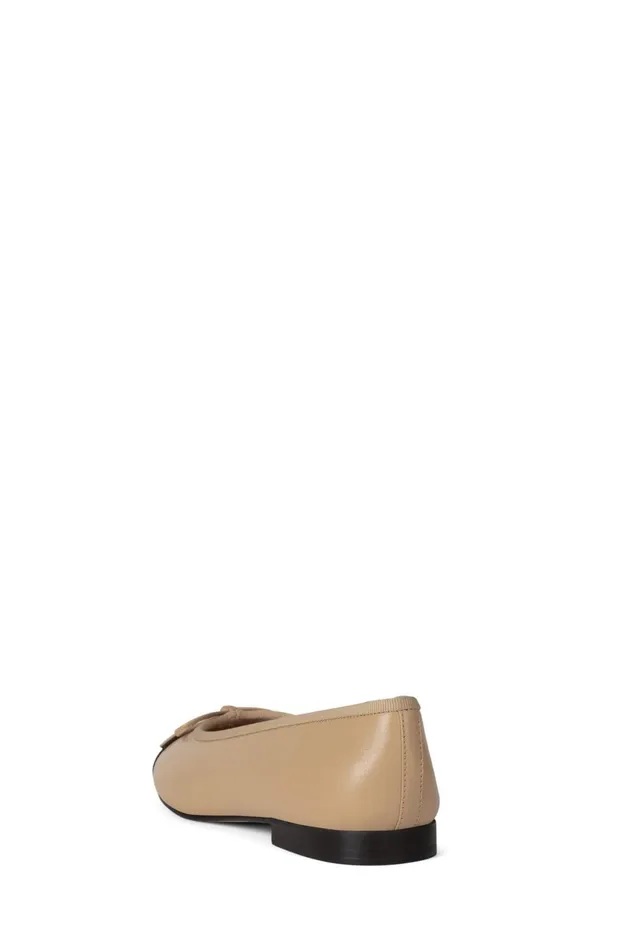 Jeffrey Campbell ARABESQUE Red Suede Combo Women Ballet Flats