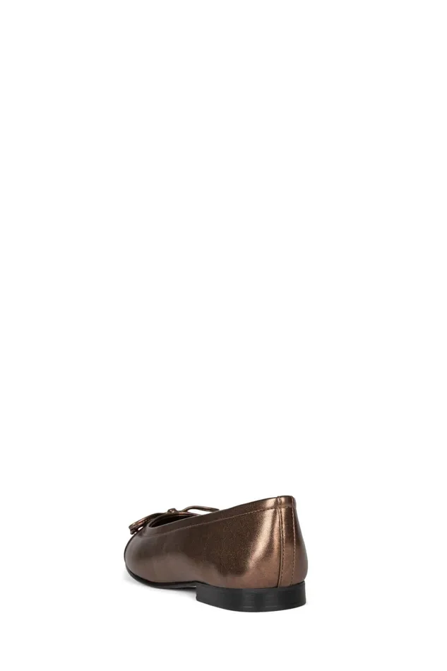 Jeffrey Campbell ARABESQUE Red Suede Combo Women Ballet Flats
