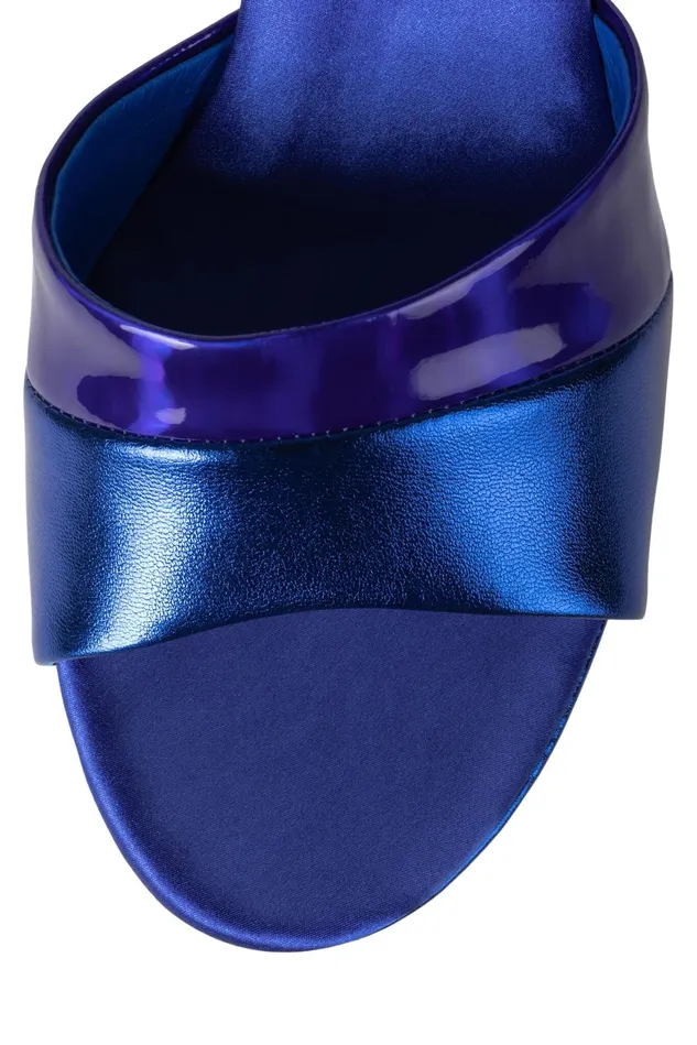 Jeffrey Campbell BORDERLINE Red Glitter Combo Women Sandal