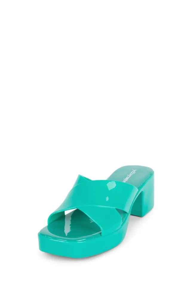 Jeffrey Campbell BUBBLEGUM Green Women Sandals Under 100