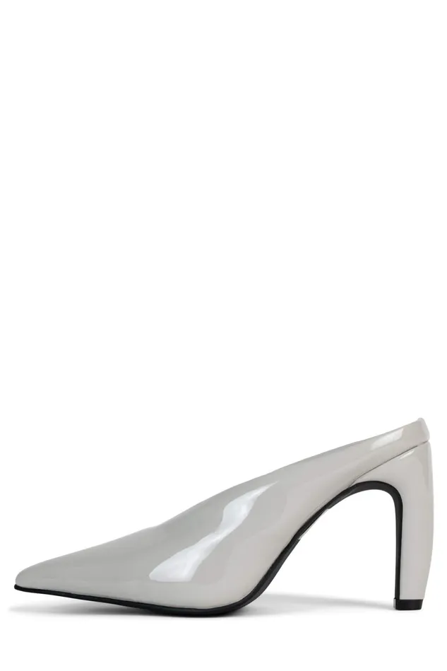 Jeffrey Campbell BUZZING Tan Patent Women Pump