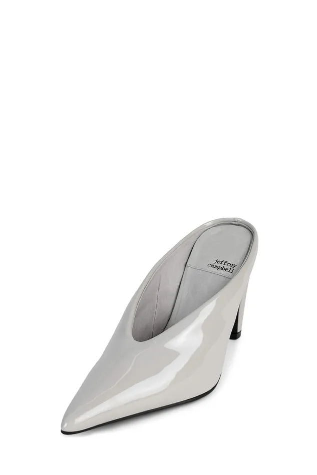 Jeffrey Campbell BUZZING Tan Patent Women Pump