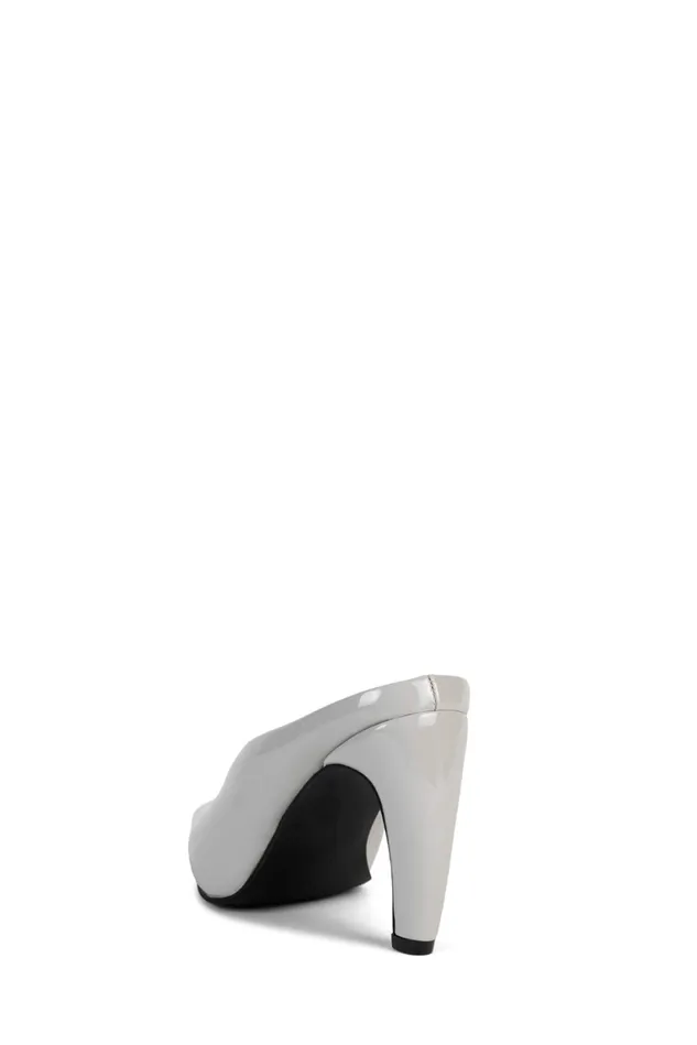 Jeffrey Campbell BUZZING Tan Patent Women Pump